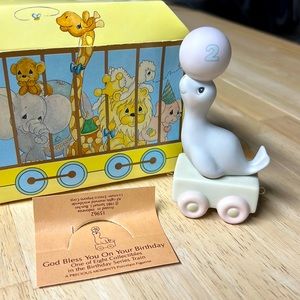 Precious Moments #2 Birthday train figurine